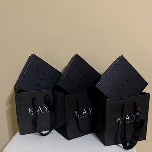 Kay Jewelers Black Gift Set